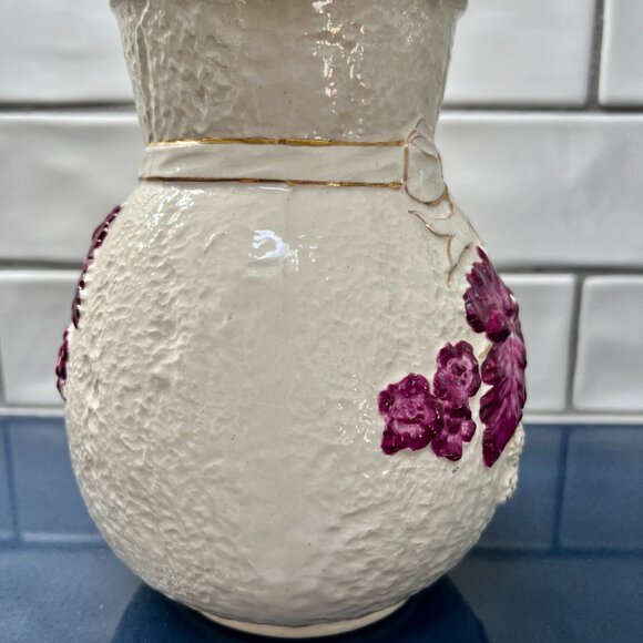 Rare Signed Avalon Faience Majolica Pitcher - Picture 7 of 10